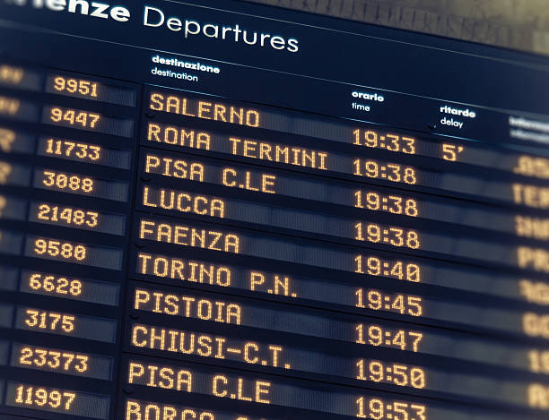 istock Departures Board at Train Station in Italy 509046765