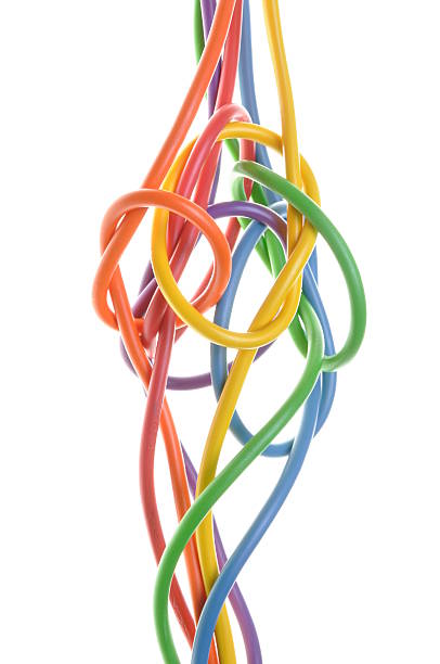 istock Bunch of colorful electrical cables 509046841