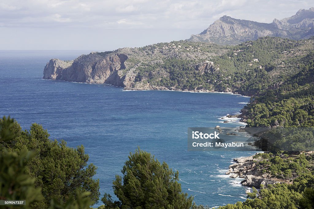 View on the bay View on the bay at Majorca Autumn Stock Photo