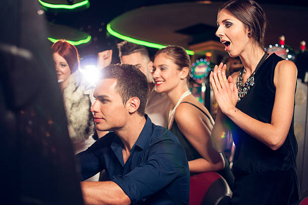 istock Slot machines luck 509048369