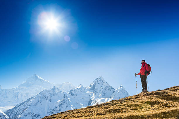 istock Active hiker hiking, enjoying the view 509048511