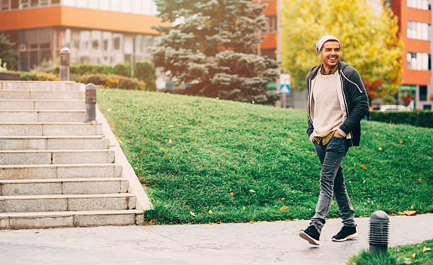 Man Walking In The City