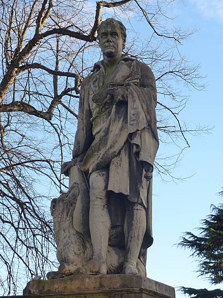 istock Statue Sir Walter Scott 1771-1832 in Perth Scotland 509048682