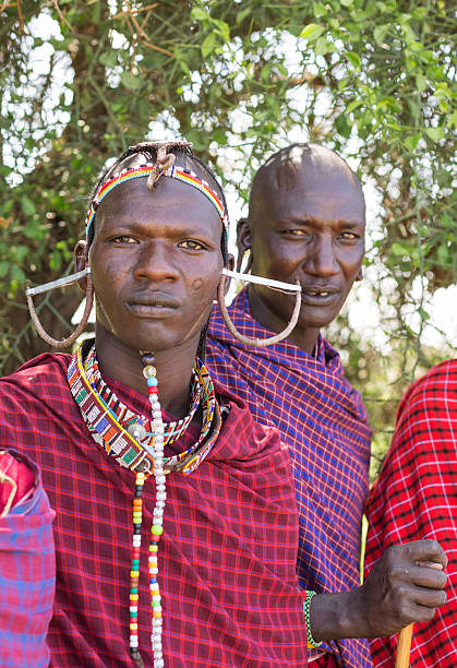 istock Maasai warrior (moran) with elder in the background. 509048847