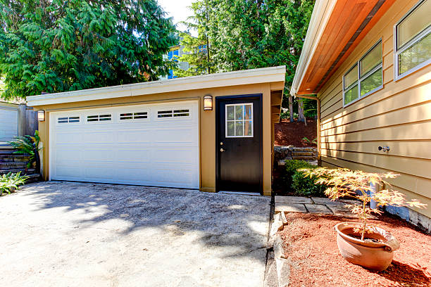 istock House exterior with garage and driveway 509049229