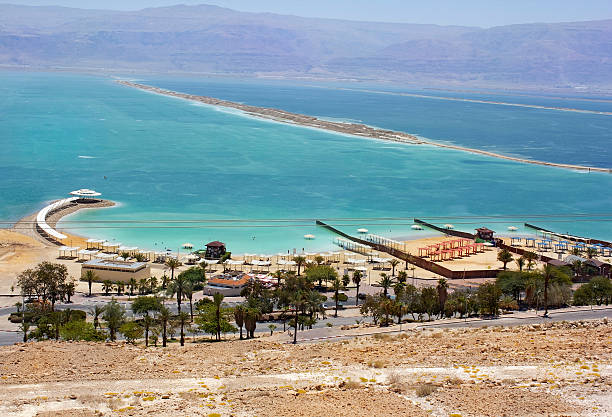 istock beach on the Dead Sea, Israel 509049249