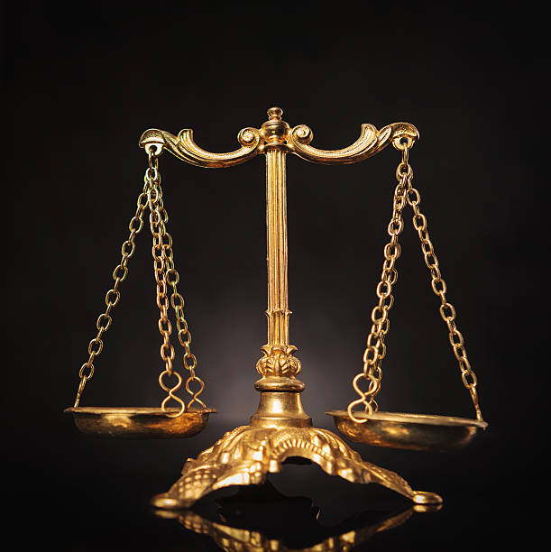 istock Symbol of justice, law scales 509050144
