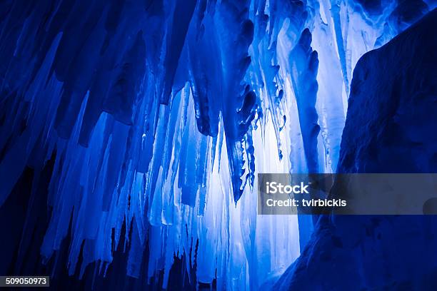 Ice Castles Icicles And Ice Formations Stock Photo - Download Image Now - Abstract, Backgrounds, Cold Temperature