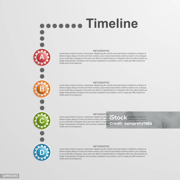 Infographics Timeline Concept Stock Illustration - Download Image Now - Abstract, Advice, Chart