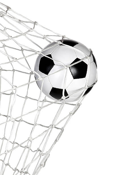 baliza - soccer ball soccer ball cut out imagens e fotografias de stock
