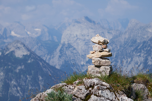 Cairn in the mountains of Tirol