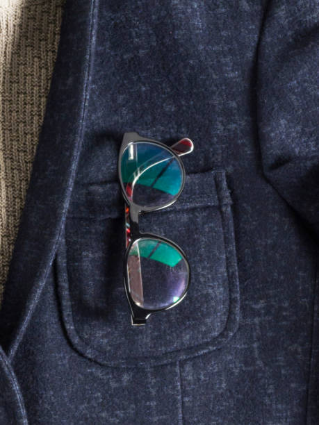 istock Optical Glasses on Businessman Jacket 509052882