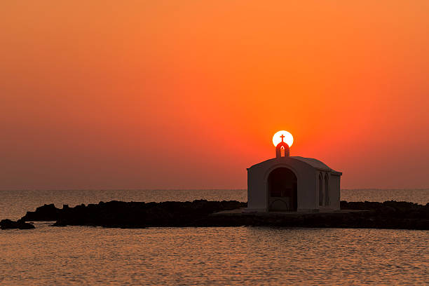 istock Church Silhouette In Greece 509053241