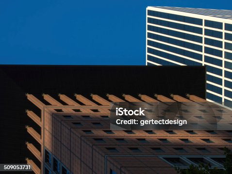 istock Business buildings in the financial district of Frankfurt 509053731