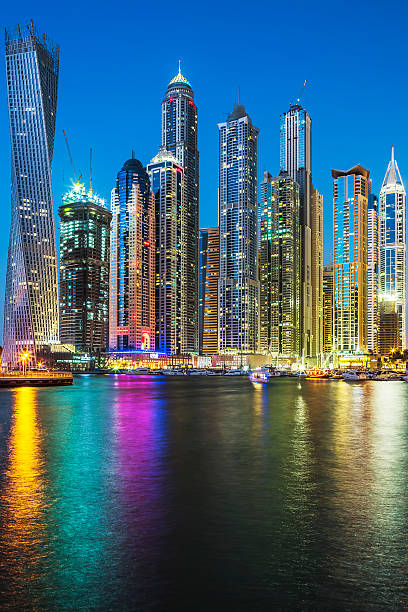 istock Vertical view of Skyscrapers in Dubai 509053962