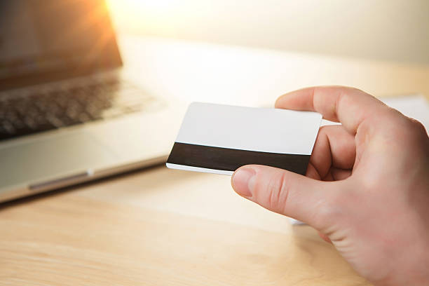 istock The man doing online shopping with credit card 509056964