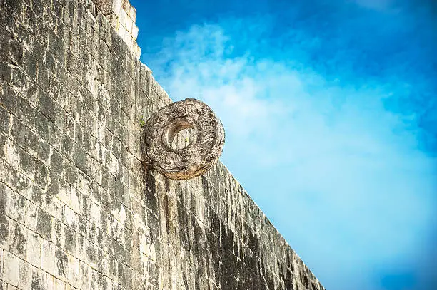 Stone ring for Mayan ballgame, juego de pelota