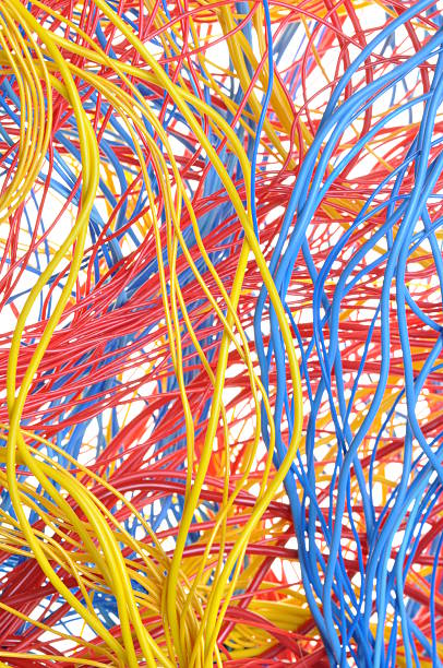 istock Colorful bundles of cables 509078179