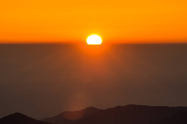 istock Beautiful vivid sunrise seen from the mount Fuji 509079285