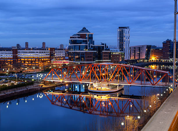 istock Salford Quays Aerial View 509080337