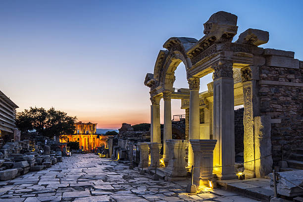 éfeso - celsus library - fotografias e filmes do acervo