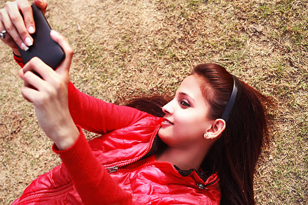 istock Young girl taking selfie 509093438