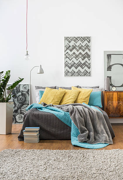 istock Cozy bedroom in modern style 509096132