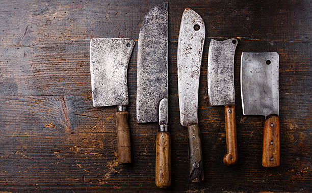 istock Butcher meat cleavers 509101026