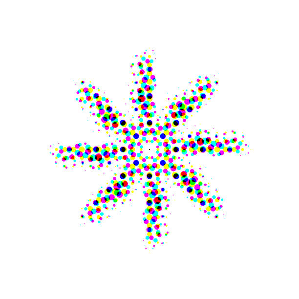 Classical design figure of old years on a white background.