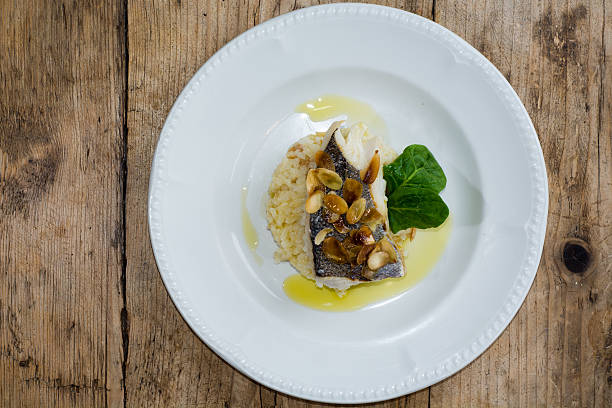 istock Hake and almond risotto from above 509110550