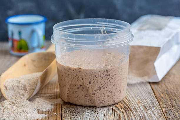 istock Rye sourdough for baking homemade bread. 509110816