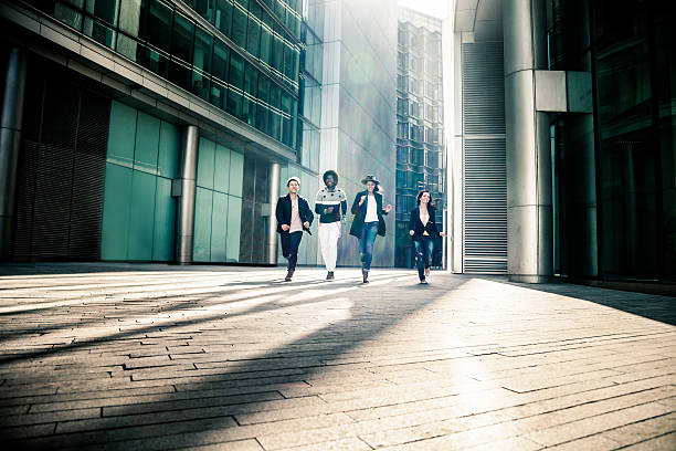 istock Happy friends in the city 509113014