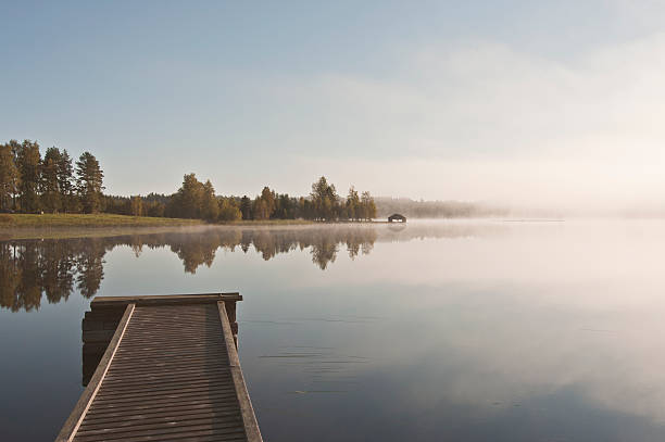 istock Finland, fog on the water. 509114048