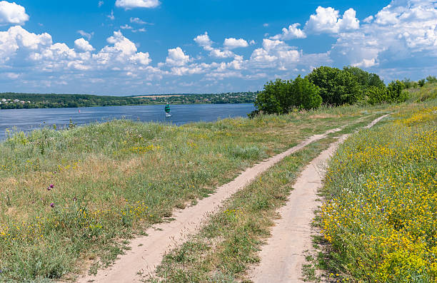 istock Country road near Dnepr 509114711
