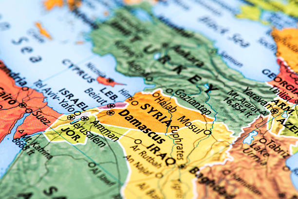istock Map of Middle East Countries 509114834