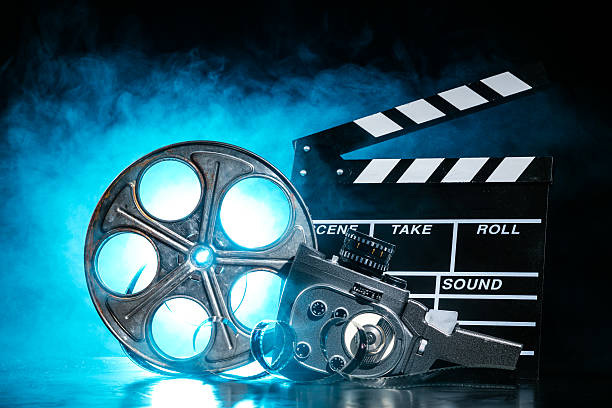 istock Retro film production accessories still life 509114900