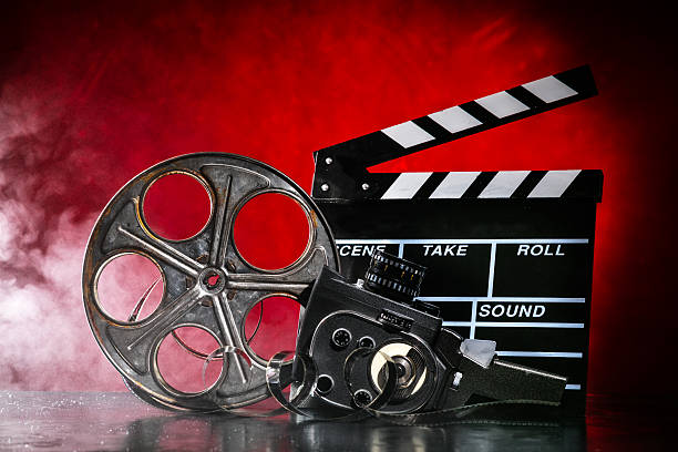 istock Retro film production accessories still life 509114926