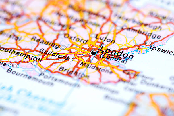 istock Map of London, England 509115240