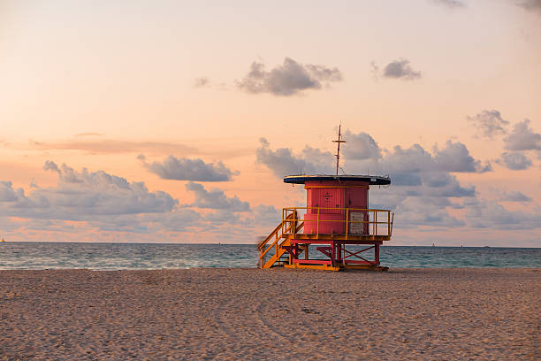 istock Lifeguard Tower in South Beach, Miami Beach, Florida 509115337