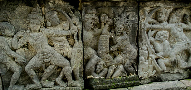 istock Carved Stone at Prambanan Temple. 509135863