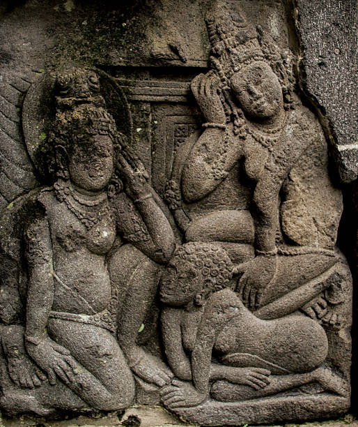 istock Carved Stone relief at Prambanan Temple. 509138399