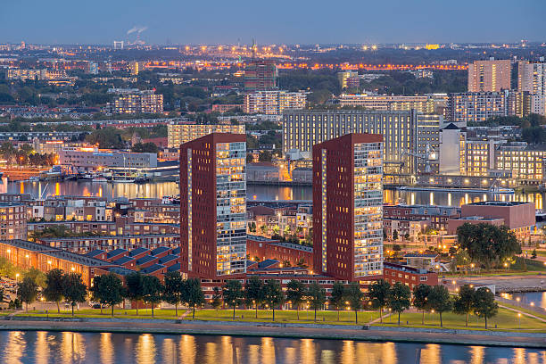 istock Evening view of Rotterdam 509139435