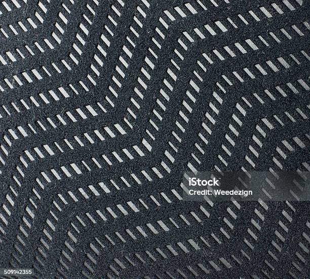 Zigzag Patternblack Velvet Fabric Texture Background Stock Photo - Download Image Now