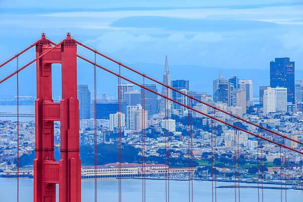 istock Golden Gate Bridge and San Francisco Skyline at Sunrise 509167768
