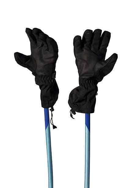 istock Winter sport gloves on ski poles 509168124