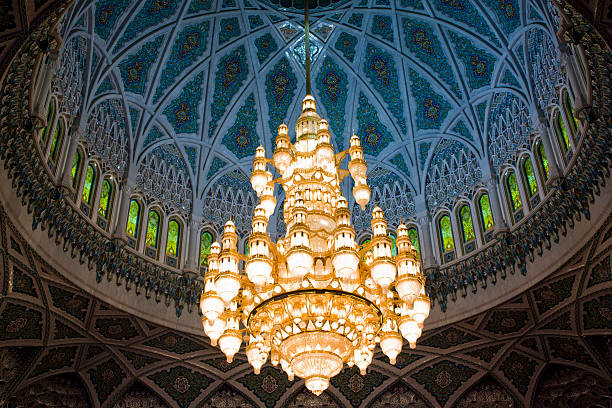 Aesthetic Moroccan Architecture interior of an islamic dome