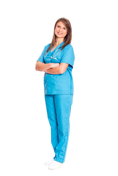 istock Smiling female doctor isolated on white 509169892