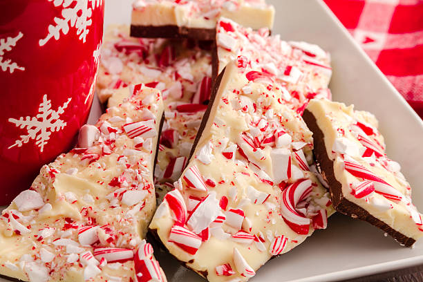 istock Traditional Holiday Chocolate Peppermint Bark 509169895