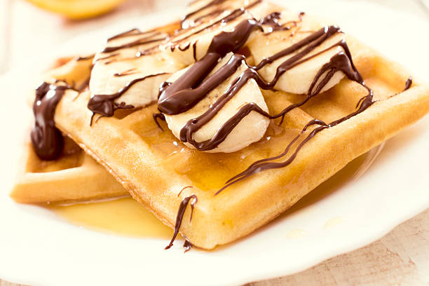 istock Banana and waffels 509169945