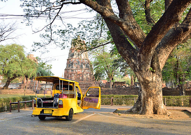 istock travel car at ayutthaya 509170474